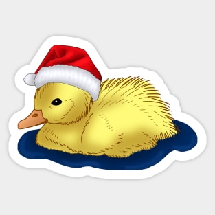 Christmas Duck Sticker